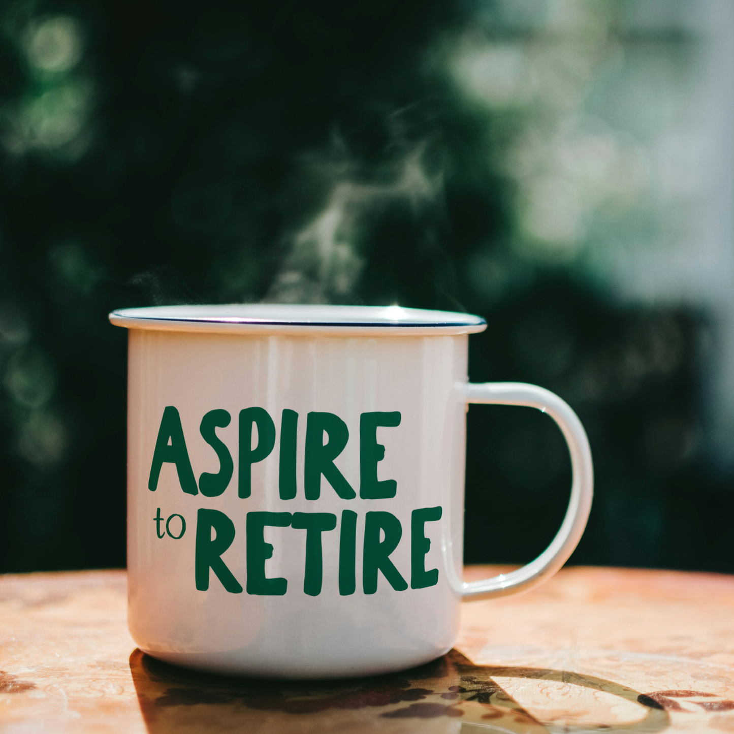 Aspire To Retire | Mug