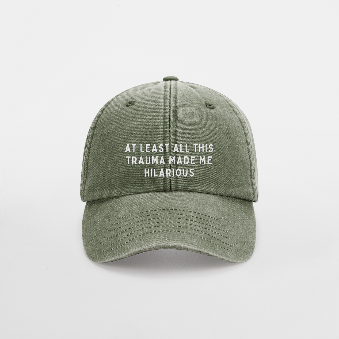 At Least All This Trauma Made Me Hilarious  | Vintage Low Profile Cap