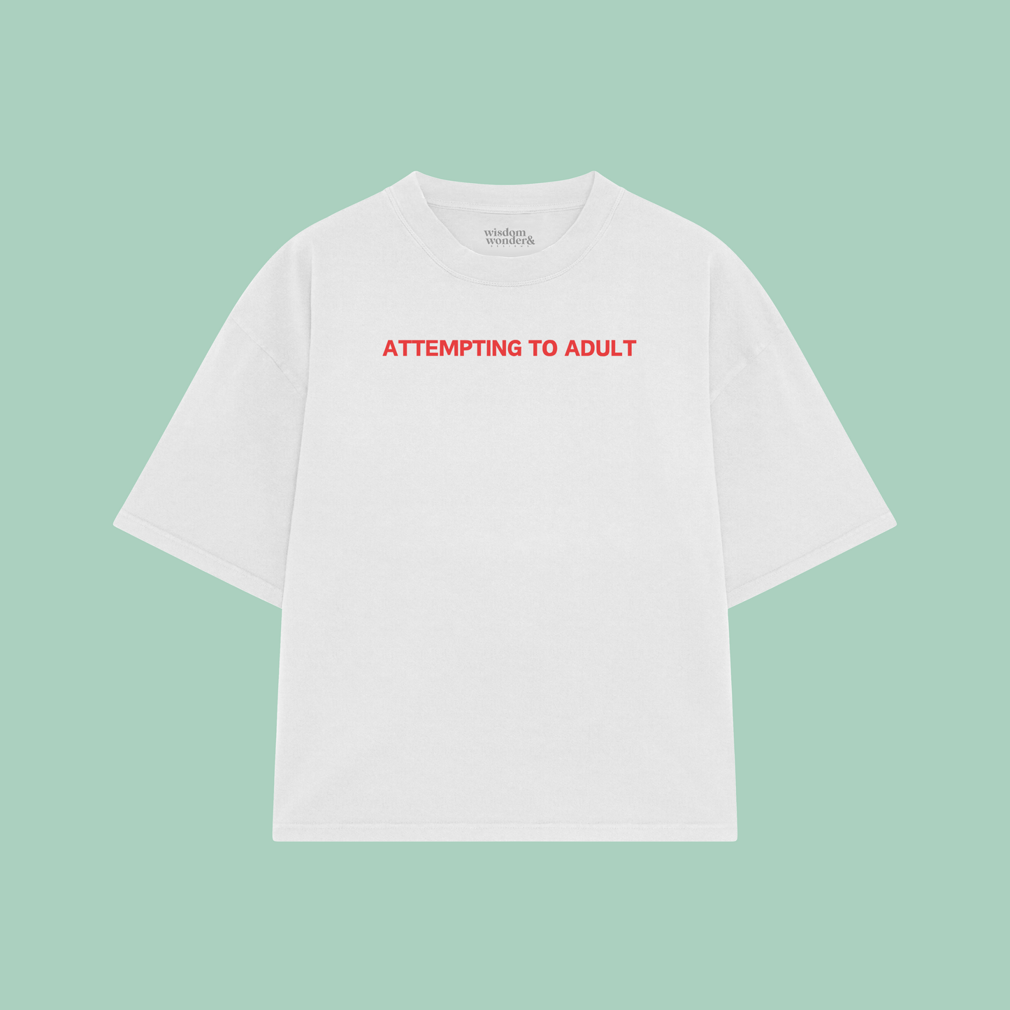 Attempting To Adult | Boxy T Shirt