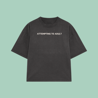Attempting To Adult | Boxy T Shirt