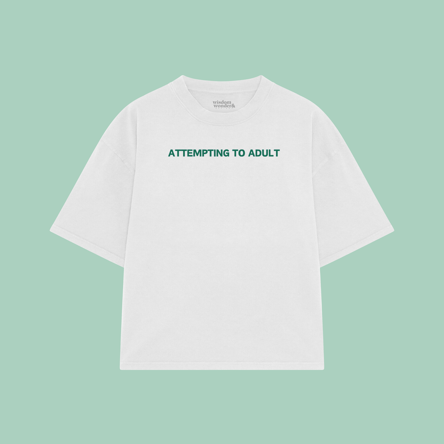 Attempting To Adult | Boxy T Shirt