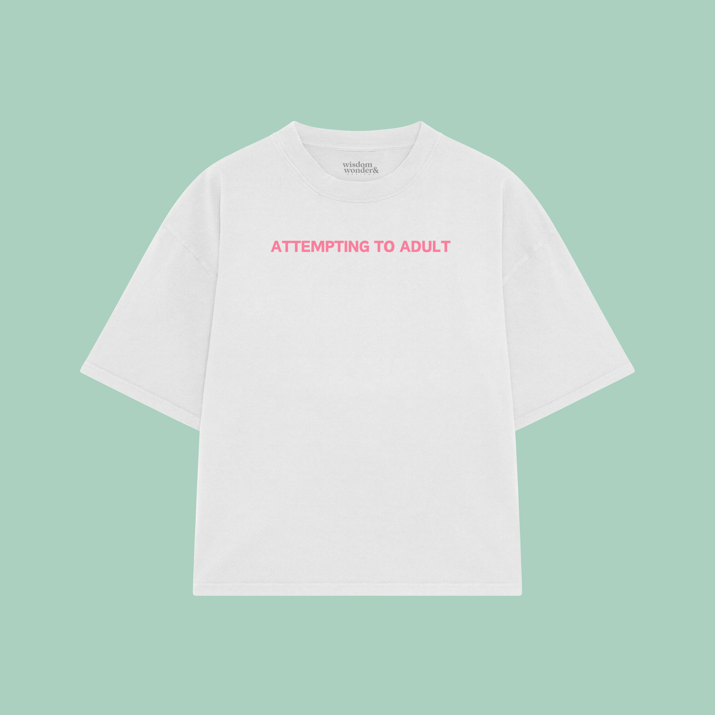 Attempting To Adult | Boxy T Shirt