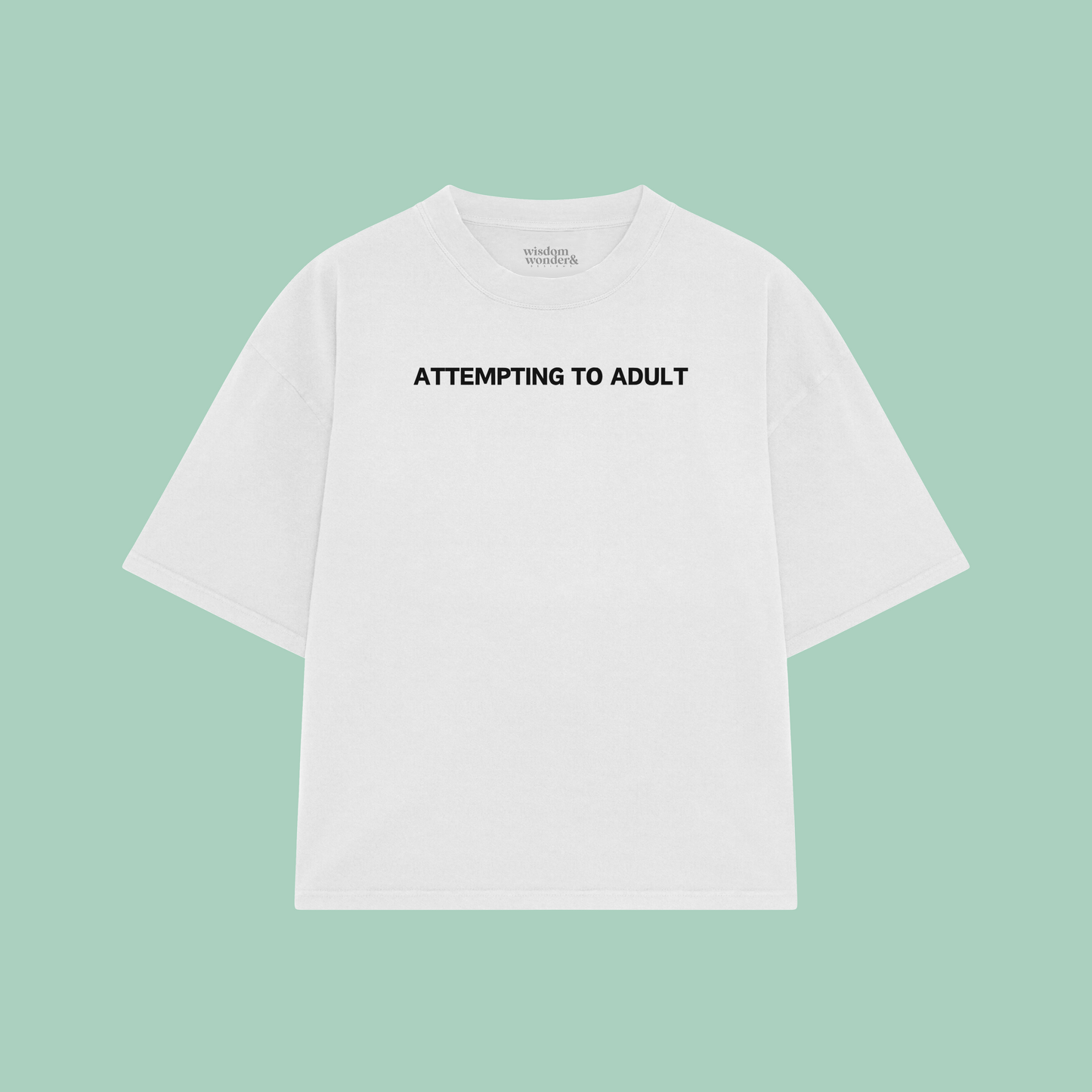 Attempting To Adult | Boxy T Shirt