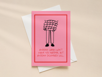 Avoiding Carbs | Greeting Card