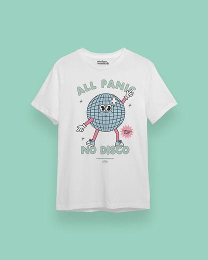 All Panic No Disco | Organic Unisex T Shirt