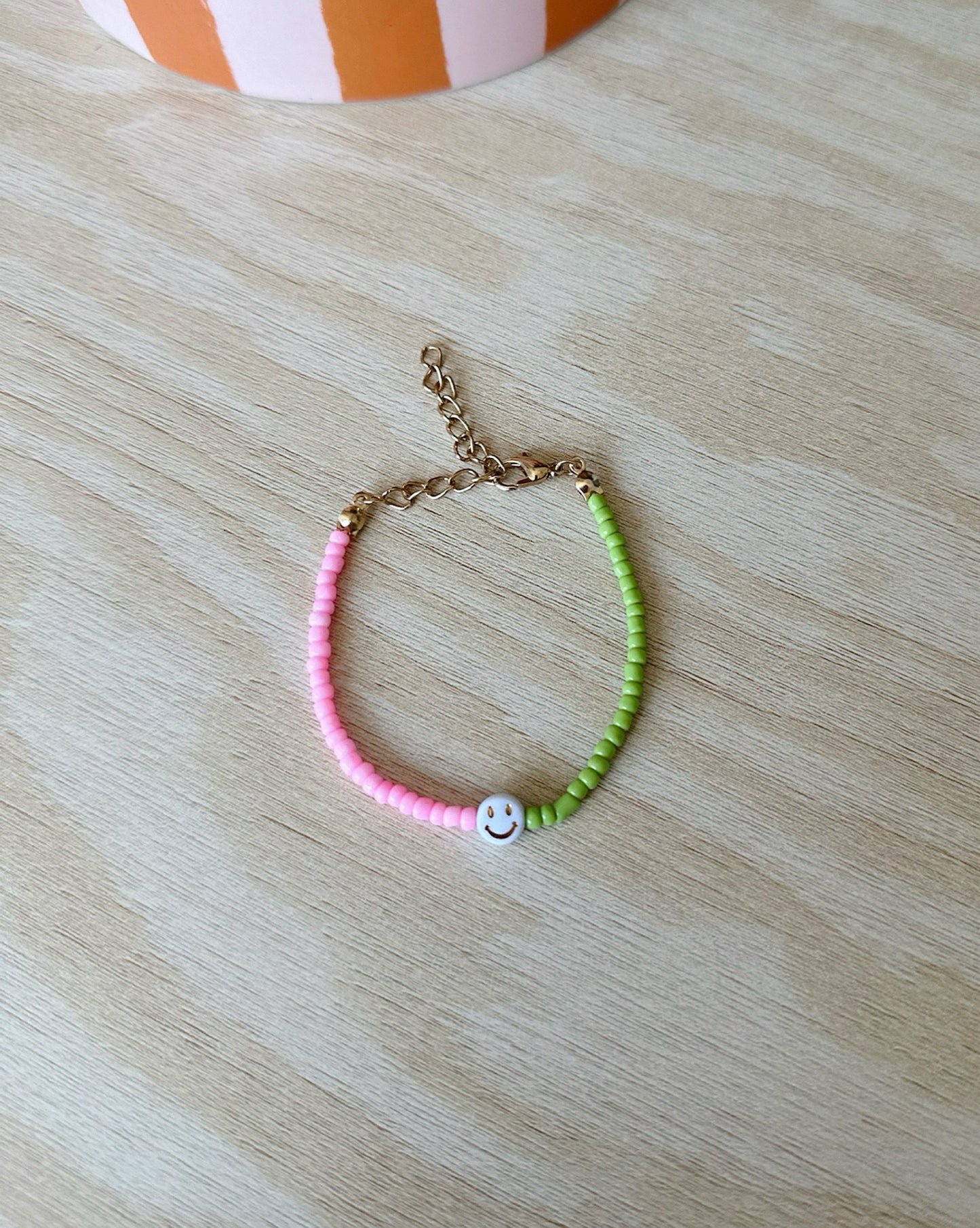 Smiley | Spring Sorbet | Gold | 'Not So' Friendship Bracelet