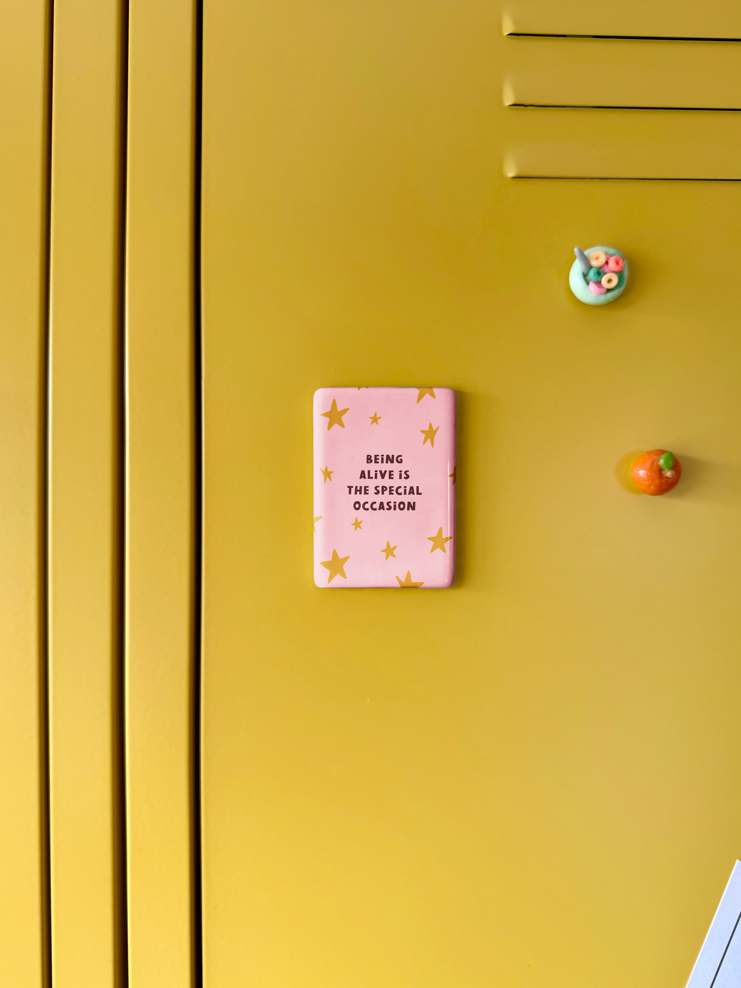WISDOM & WONDER DESIGNS X MIND | Being Alive Is The Special Occasion | Ceramic Magnet