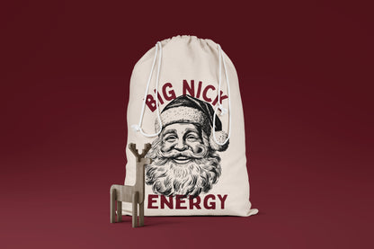 Big Nick Energy | Premium Cotton Christmas Sack