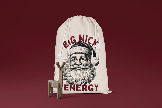 Big Nick Energy | Premium Cotton Christmas Sack