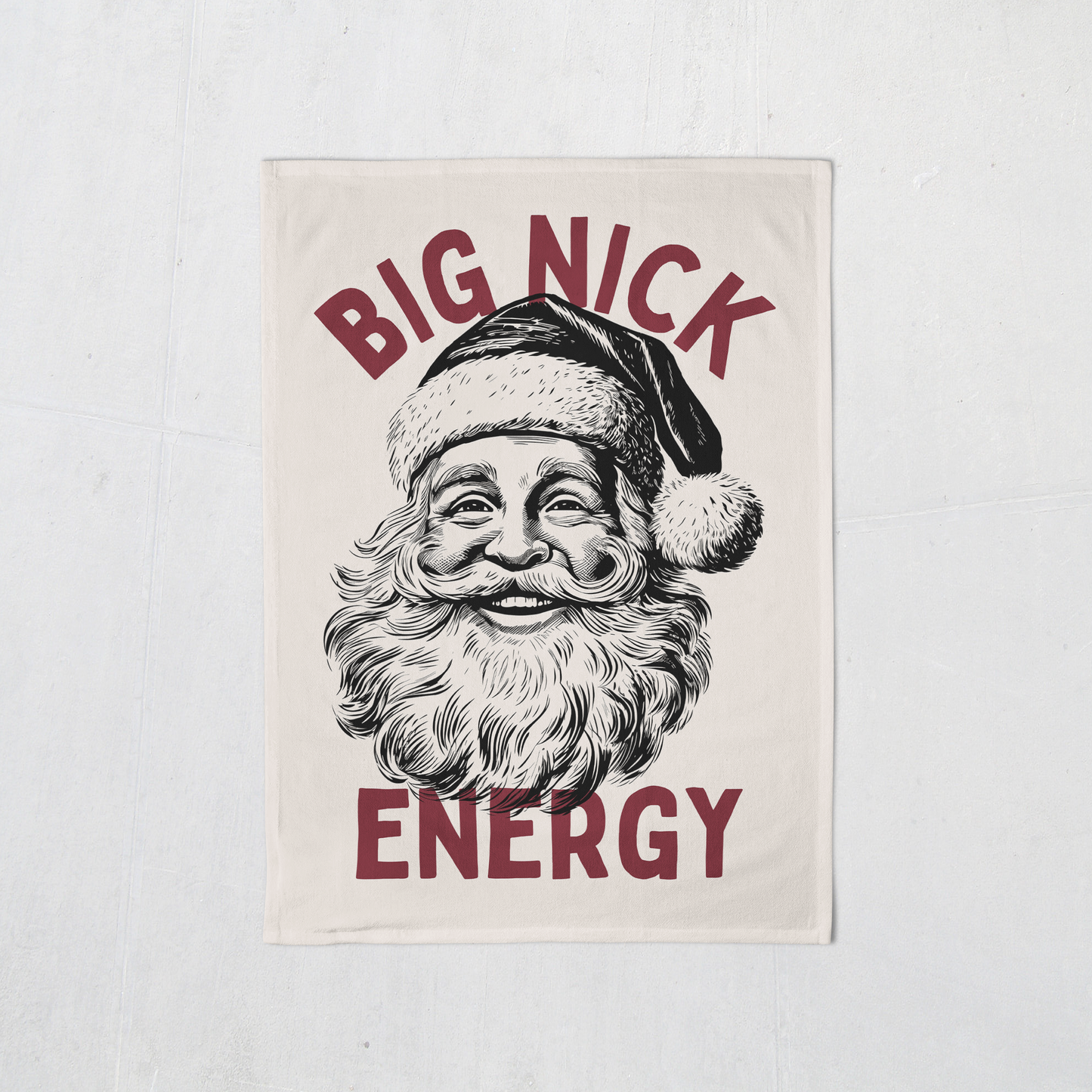Big Nick Energy | Christmas Tea Towel