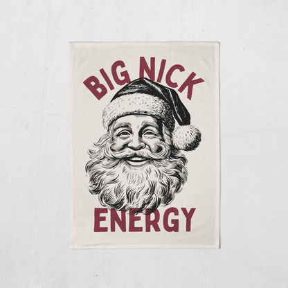 Big Nick Energy | Christmas Tea Towel