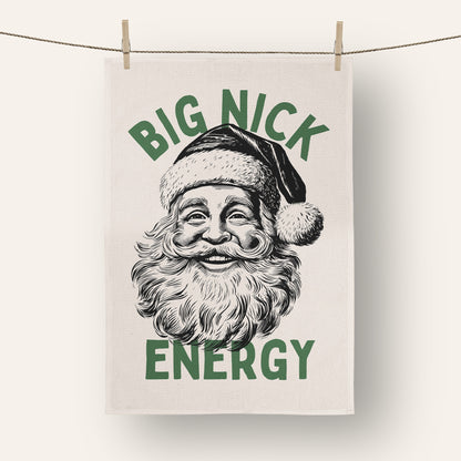 Big Nick Energy | Christmas Tea Towel