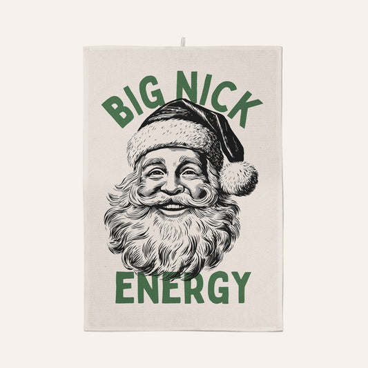Big Nick Energy | Christmas Tea Towel