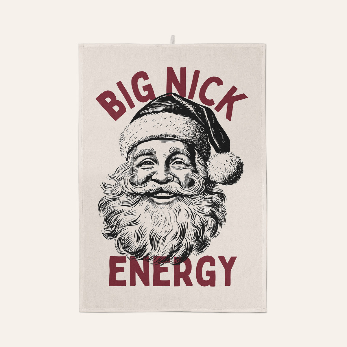 Big Nick Energy | Christmas Tea Towel