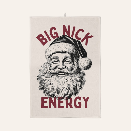 Big Nick Energy | Christmas Tea Towel