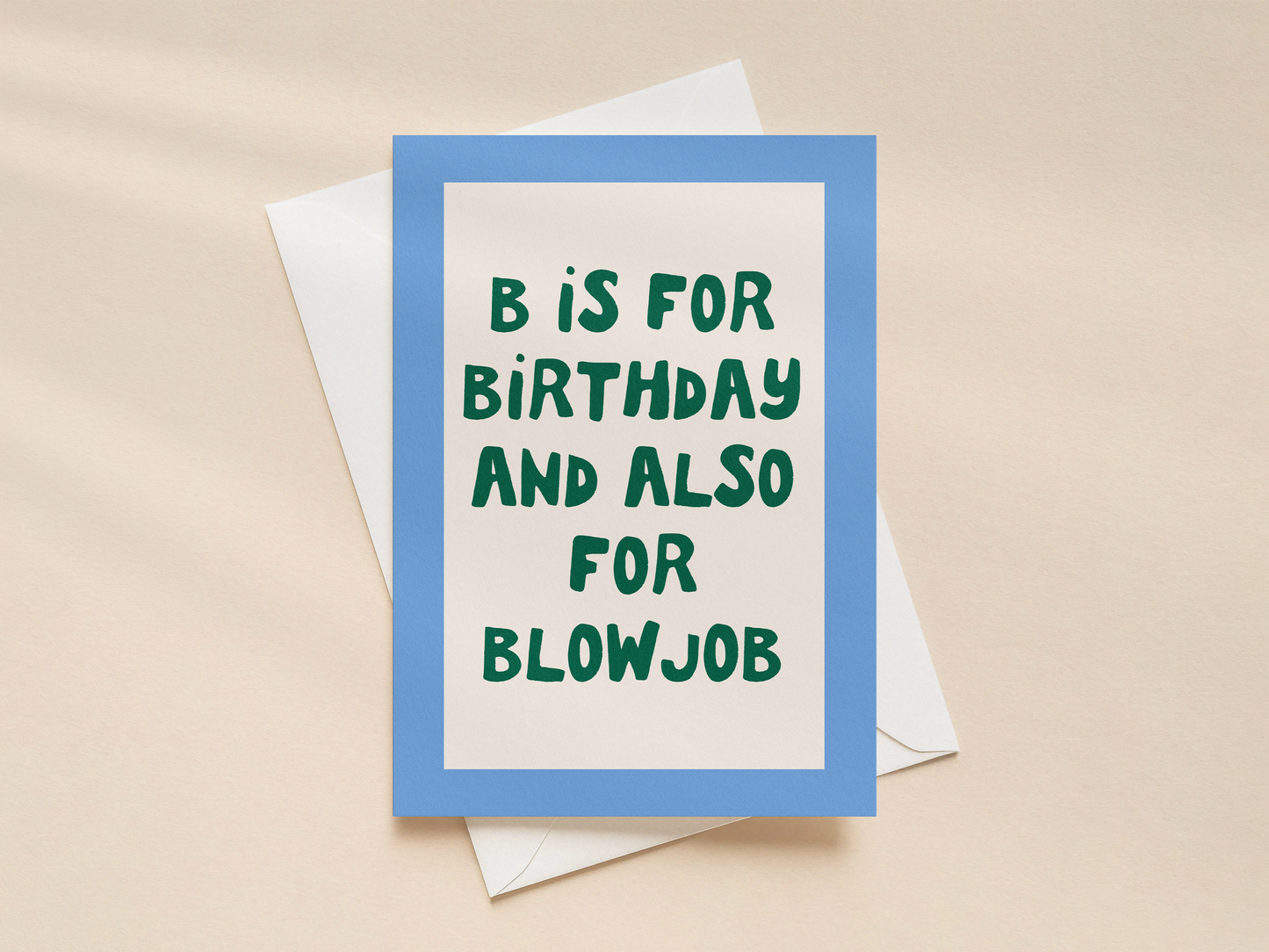 B Is For Birthday | Greeting Card