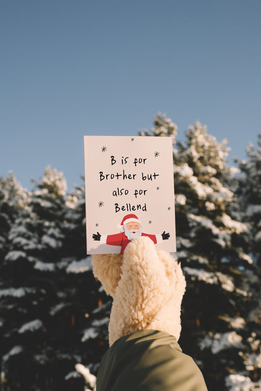B Is For Brother | Christmas Card