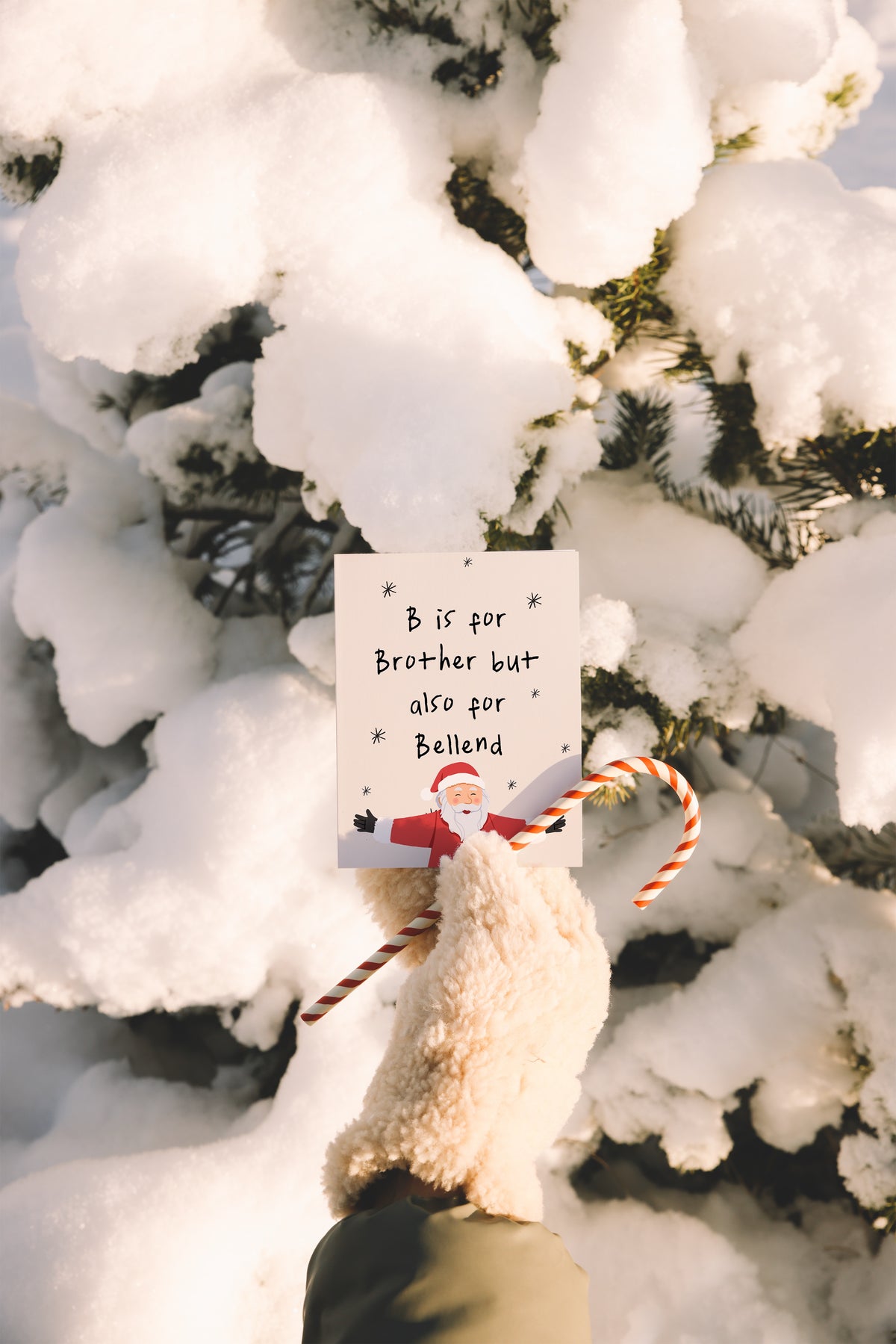 B Is For Brother | Christmas Card