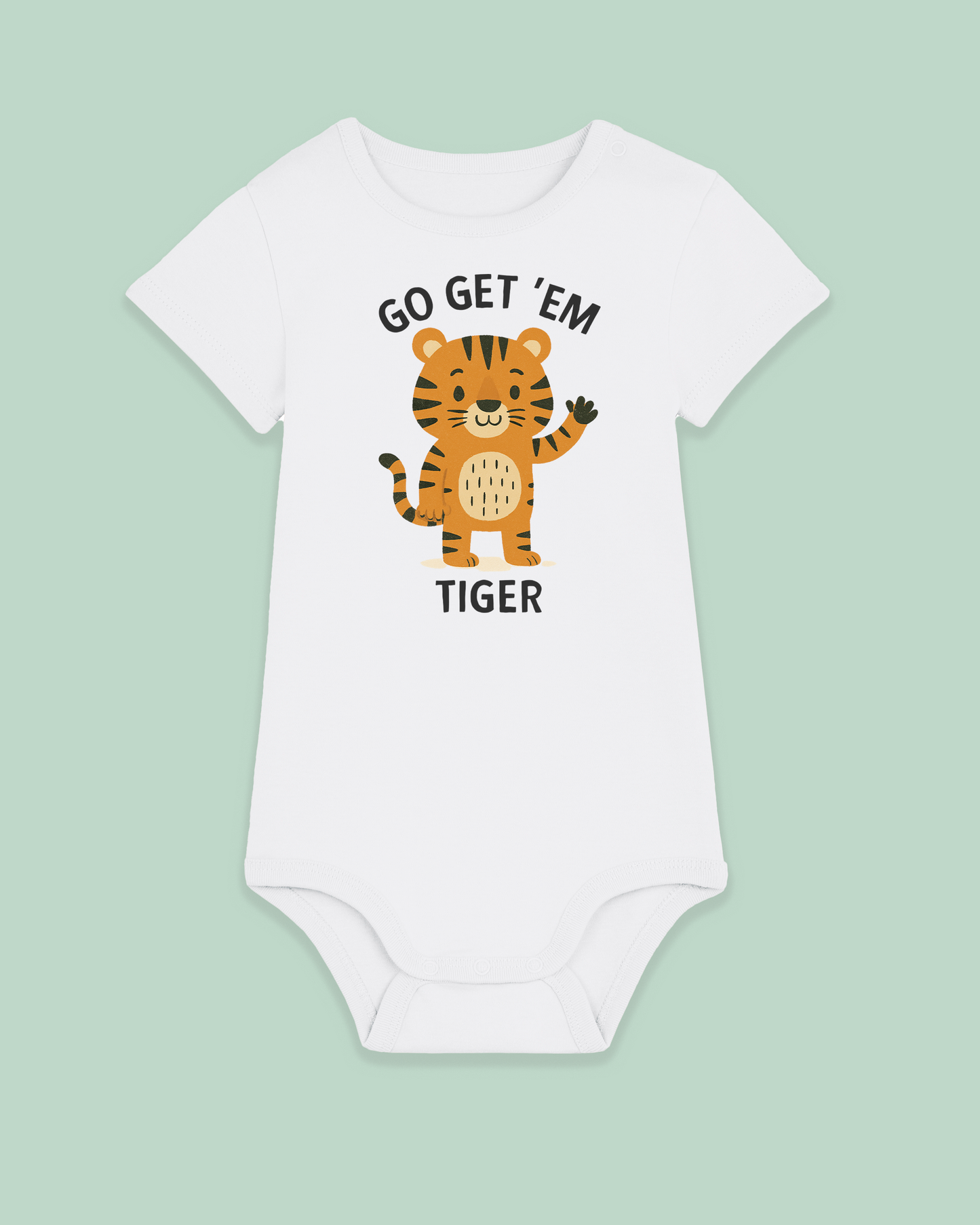 Baby Bodysuit | Go Get 'Em Tiger - Hey Wonder