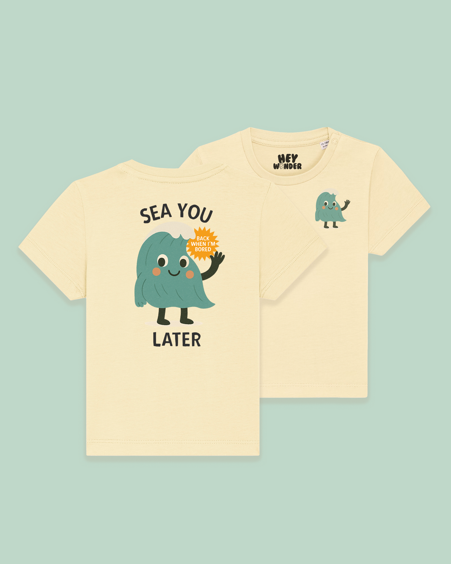 Baby T Shirt | Sea You Later | Back Design