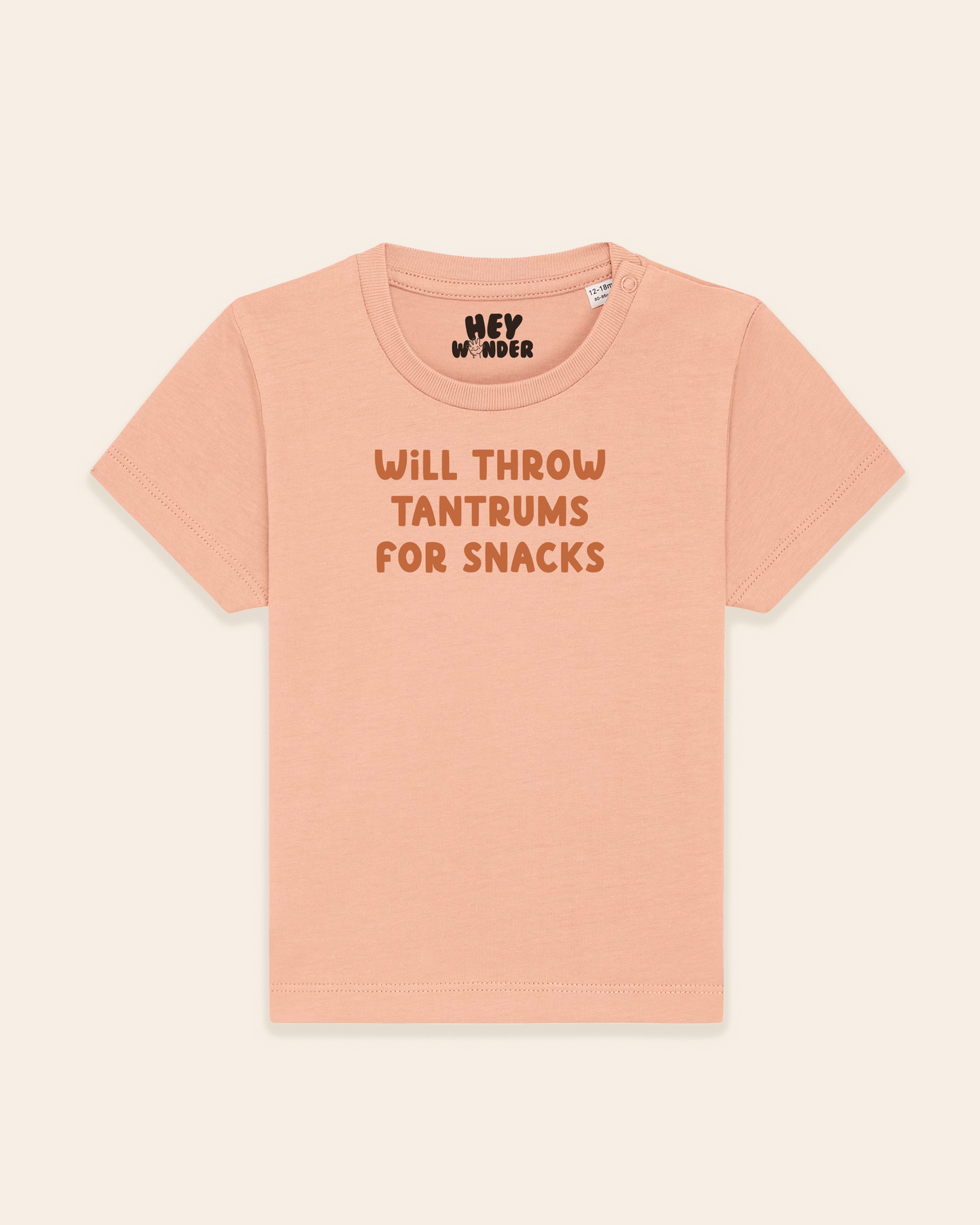 Baby T Shirt | Will Throw Tantrums For Snacks