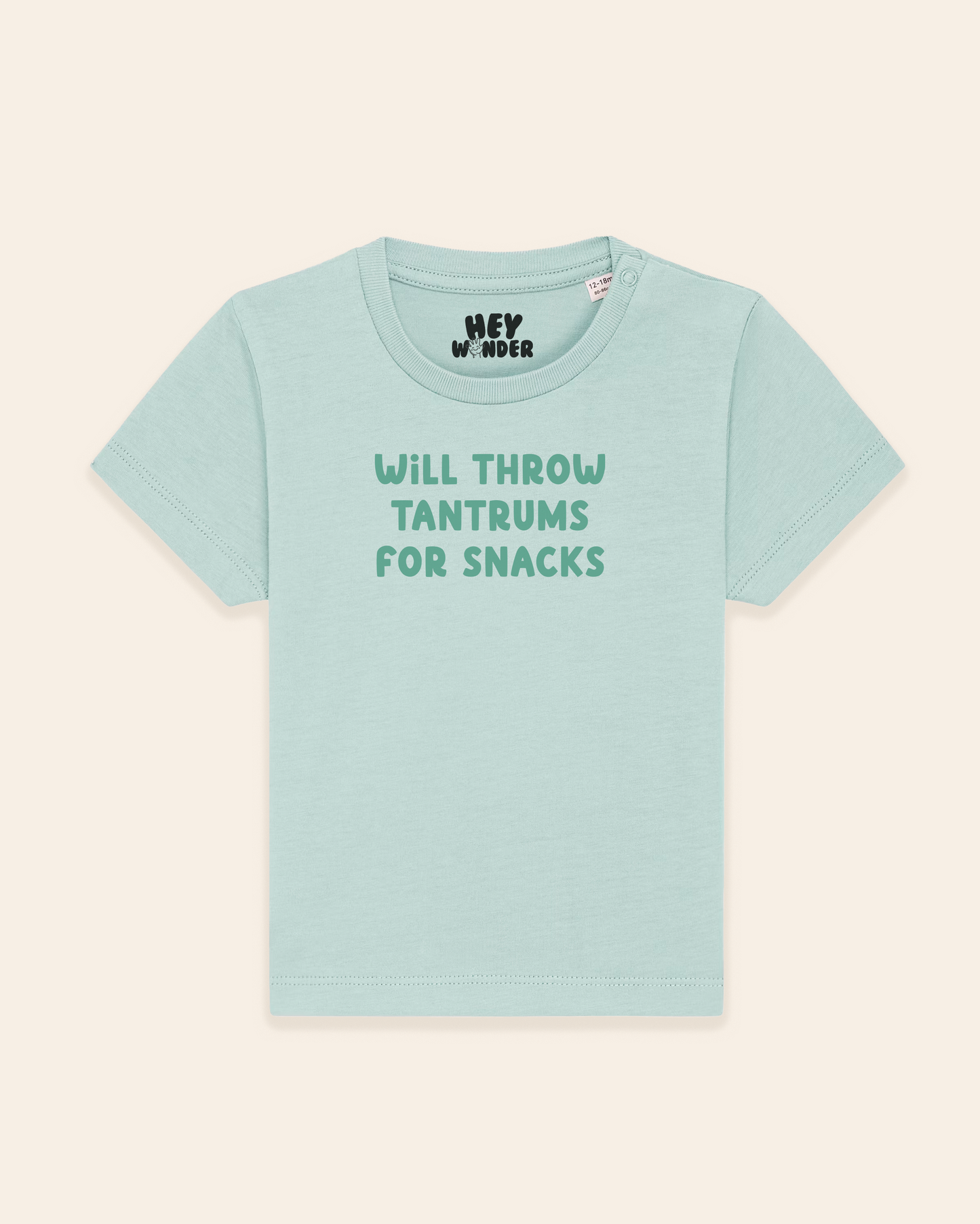 Baby T Shirt | Will Throw Tantrums For Snacks