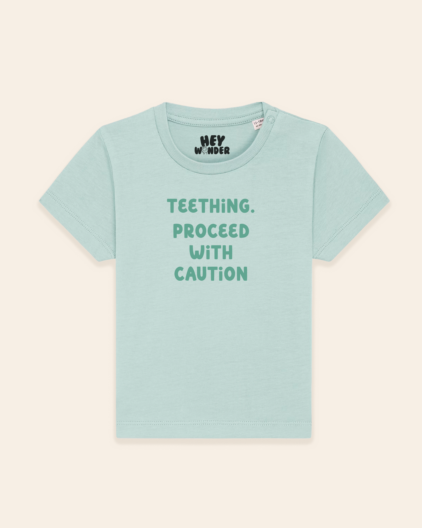 Baby T Shirt | Teething. Proceed With Caution
