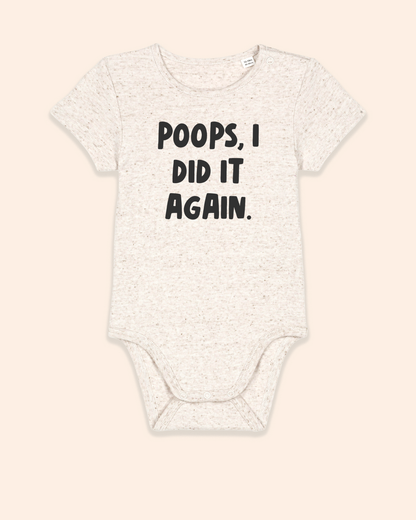 Baby Bodysuit | Poops I Did It Again
