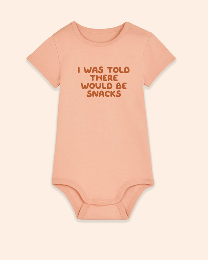 Baby Bodysuit | I Was Told There Would Be Snacks