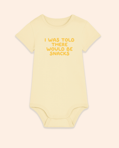 Baby Bodysuit | I Was Told There Would Be Snacks