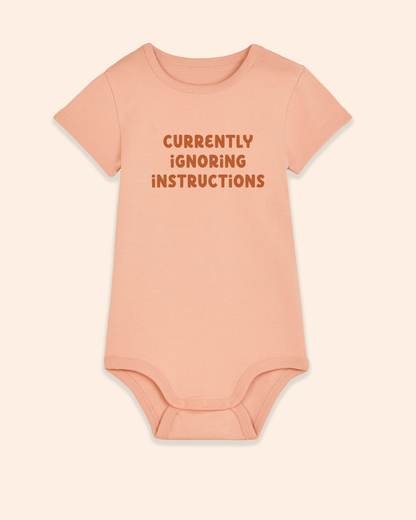 Baby Bodysuit | Currently Ignoring Instructions