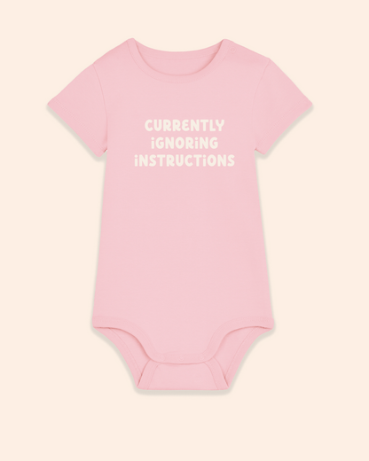 Baby Bodysuit | Currently Ignoring Instructions