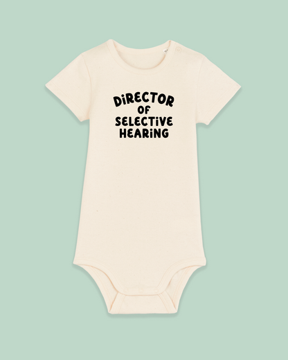 Baby Bodysuit | Director Of Selective Hearing