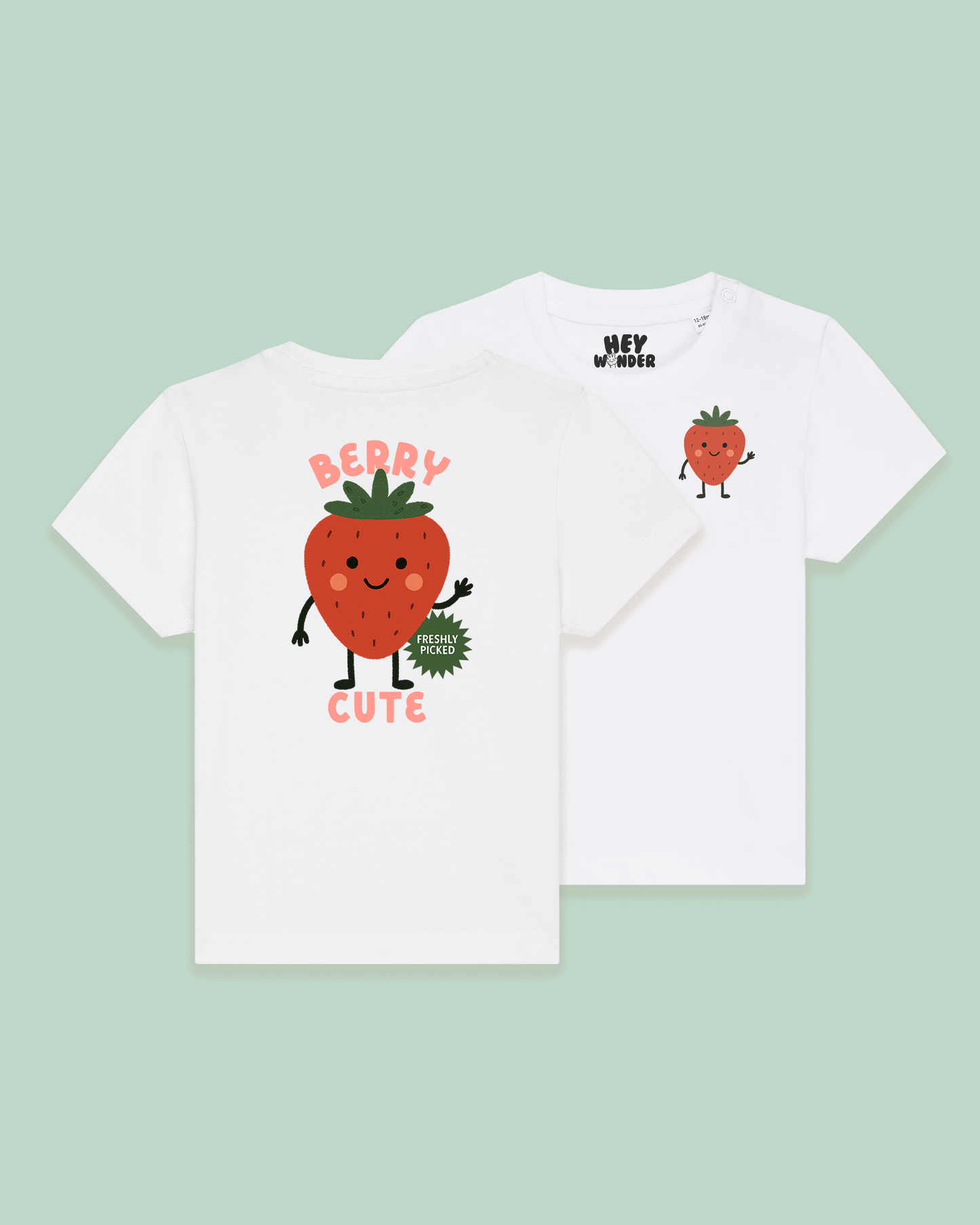 Baby T Shirt | Berry Cute | Back Design