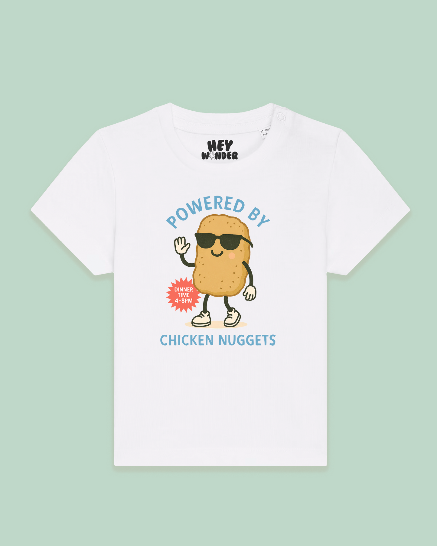 Baby T Shirt | Powered By Chicken Nuggets
