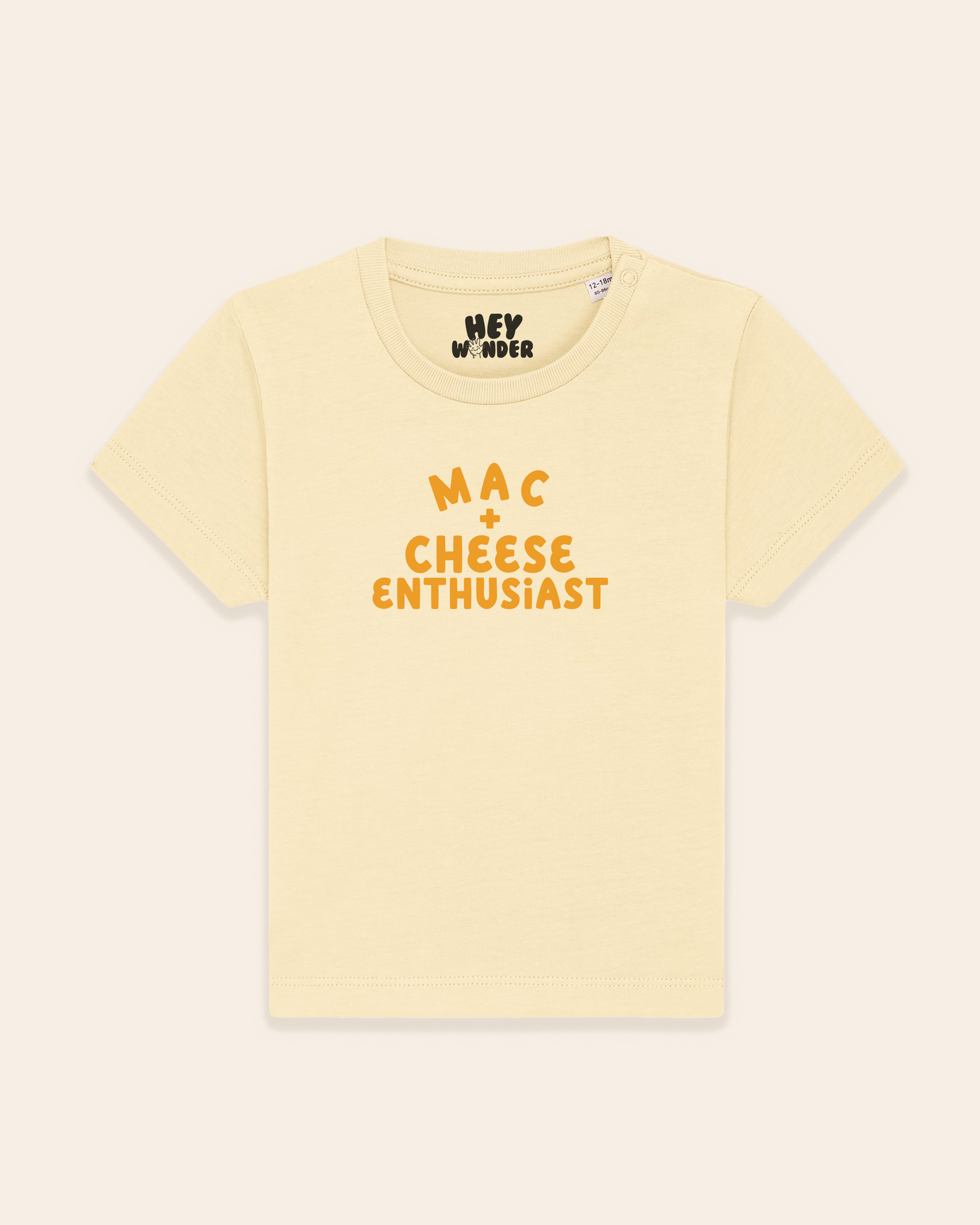 Baby T Shirt | Mac + Cheese Enthusiast