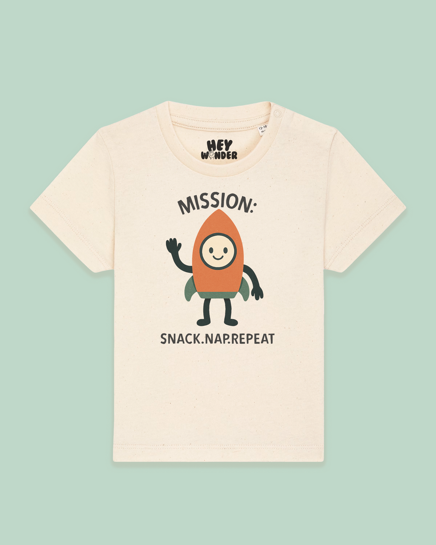 Baby T Shirt | Mission: Snack, Nap, Repeat
