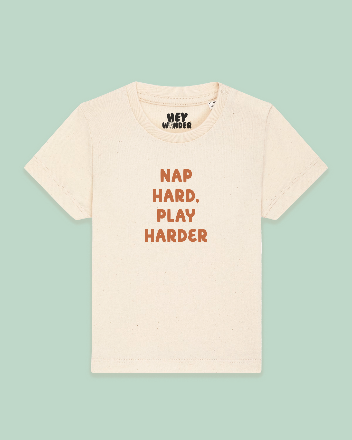 Baby T Shirt | Nap Hard, Play Harder