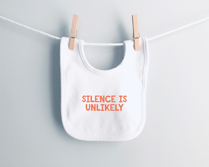 Baby Bib | Silence Is Unlikely