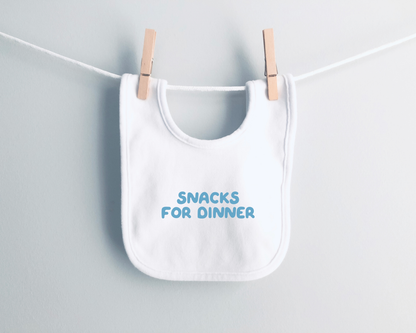 Baby Bib | Snacks For Dinner