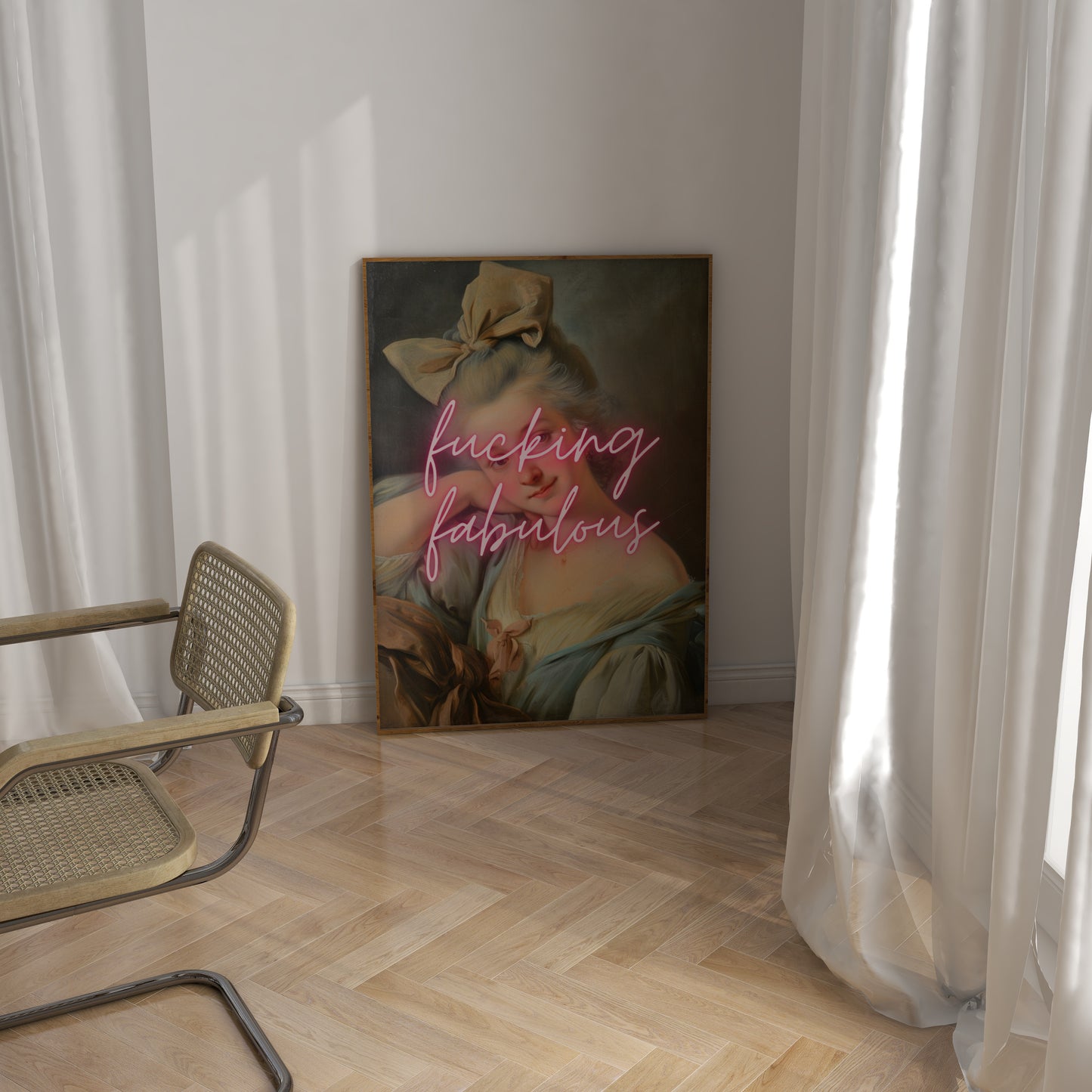 Fucking Fabulous | Modern Renaissance | Pink | Art Print