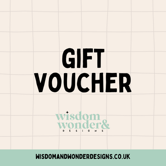 Gift Voucher | Wisdom & Wonder Designs