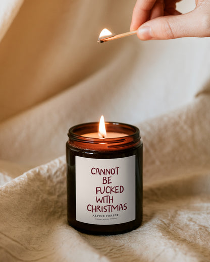 Christmas Candle | Cannot Be Fucked With Christmas