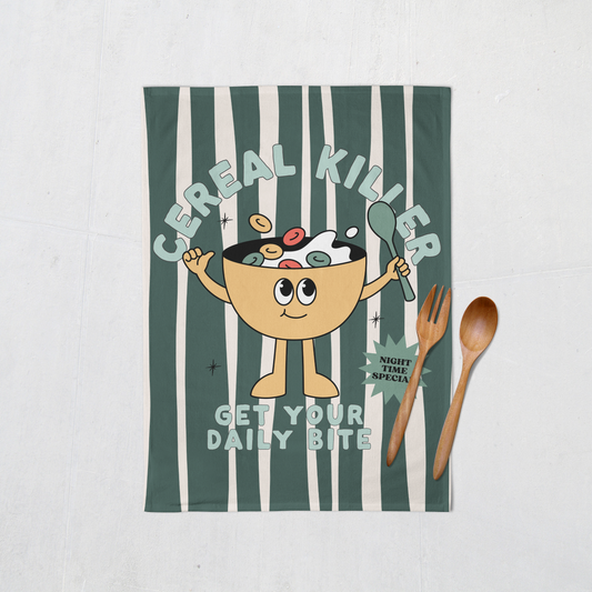 Cereal Killer | Tea Towel