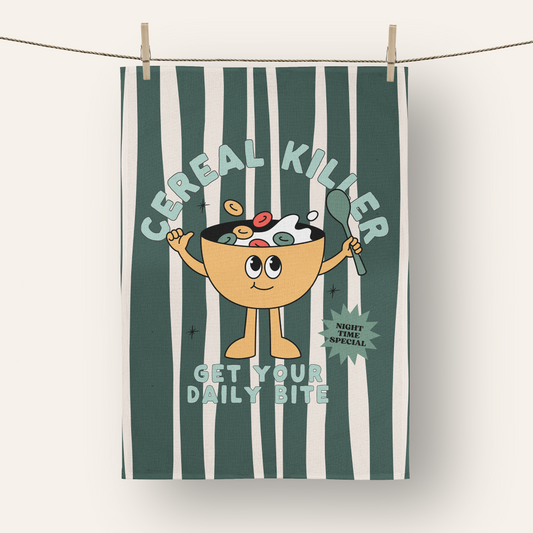 Cereal Killer | Tea Towel