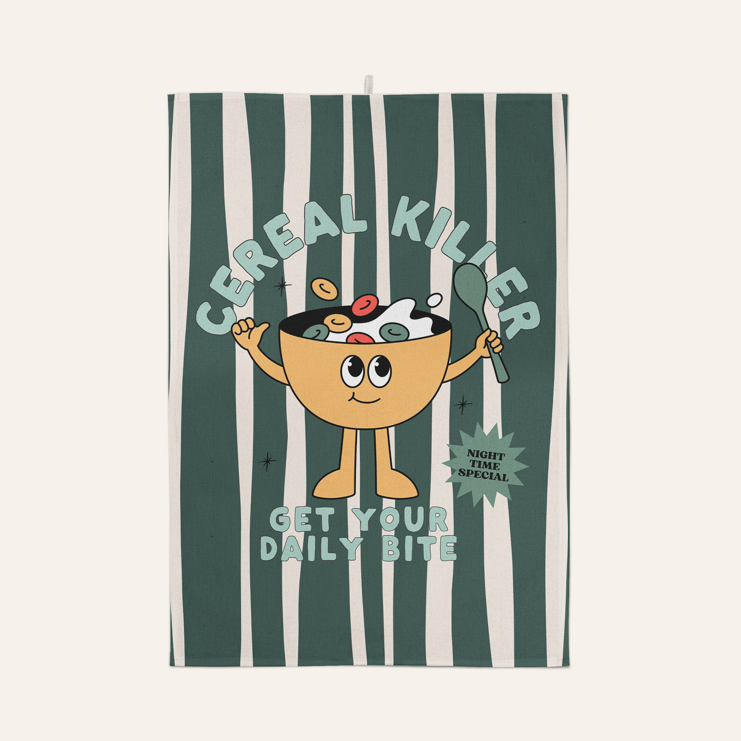 Cereal Killer | Tea Towel