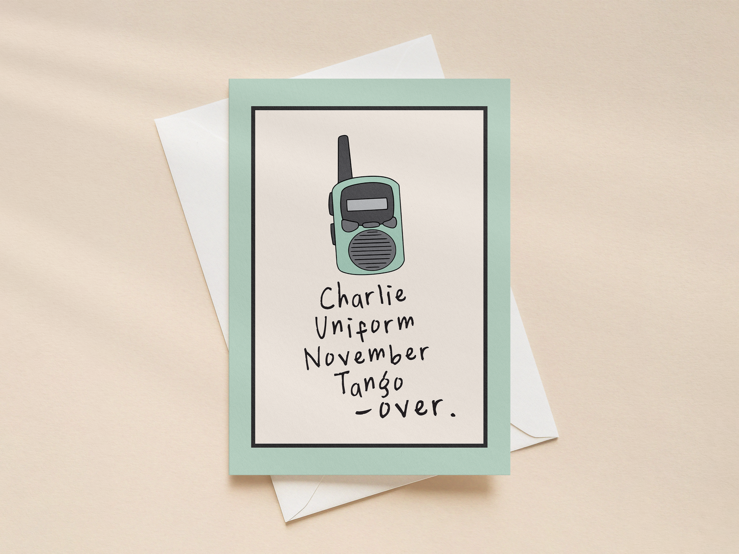 Charlie Uniform | Greeting Card
