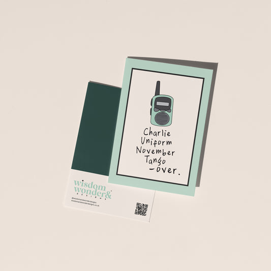 Charlie Uniform | Greeting Card