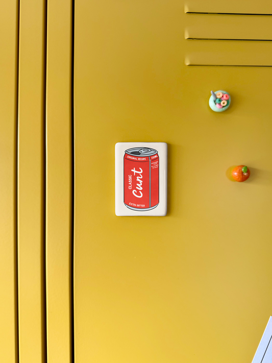 Classic Cunt | Ceramic Magnet