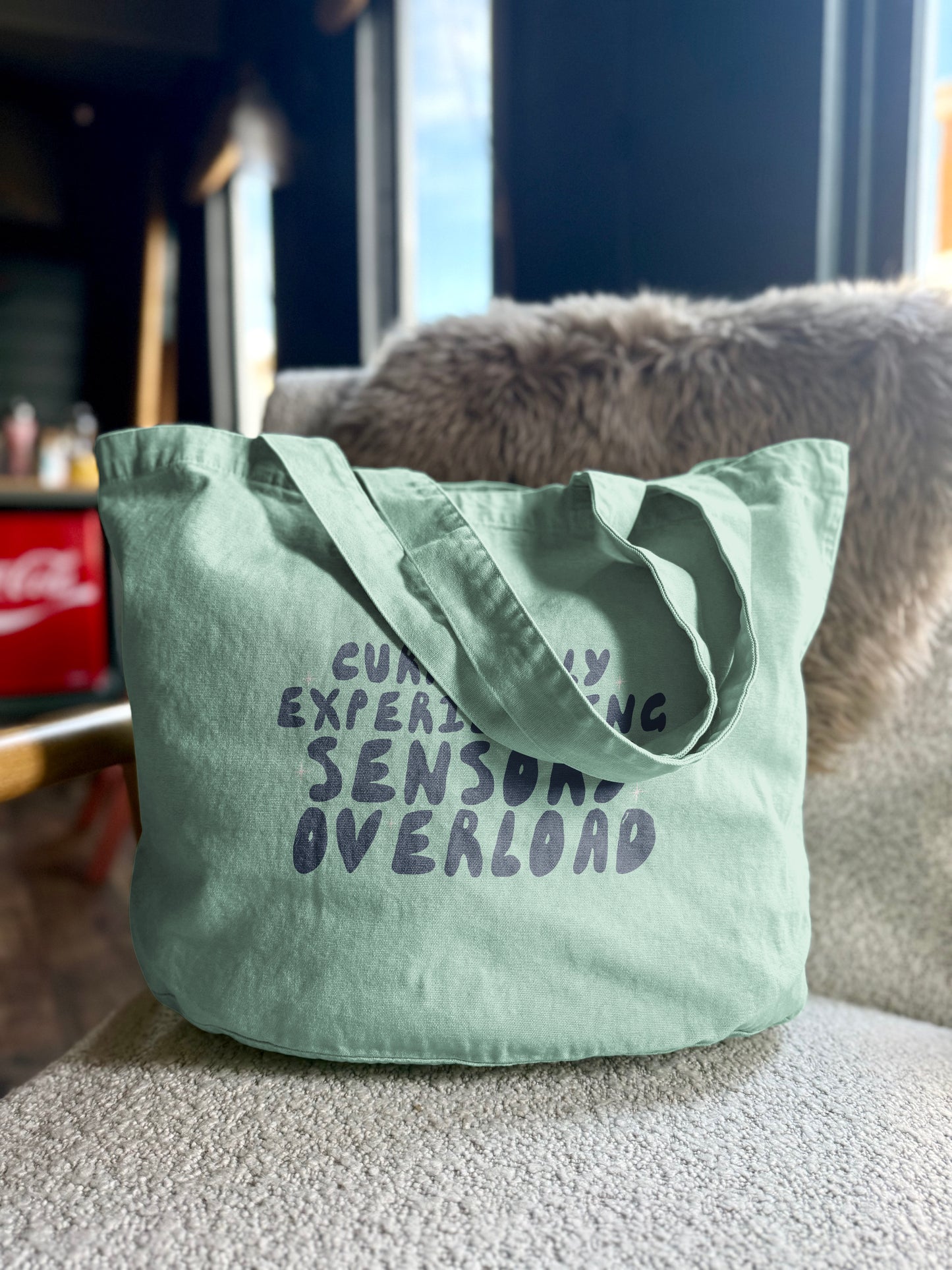 Currently Experiencing Sensory Overload | Tote Bag